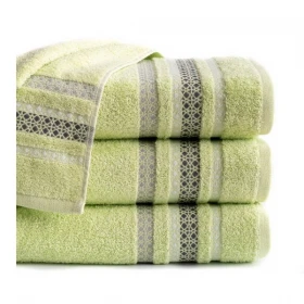 Komplet 3- Ręczników 50x90 cm. 480gsm Bawełna 100 % Limonkowy CLO-03