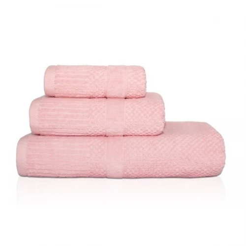 Komplet 5- Ręczników 30x50 cm. 550gsm Bawełna 100 % Różowy IVO-07