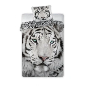 Pościel bawełna 160x200+1p70x80 Animals Tygrys