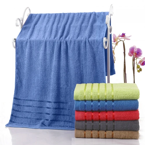 Ręcznik 100 % Bawełna 70 x 140 cm. Niebieski KOD-CWL-09