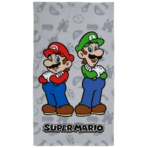 Ręcznik bawełniany 70x140 Super Mario Luigi 